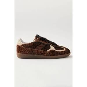 NEW ALOHAS women's rife soft leather sneakers in brown